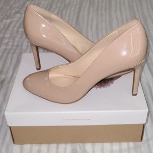 Jessica Simpson Patent Leather Nude Pumps 9.5